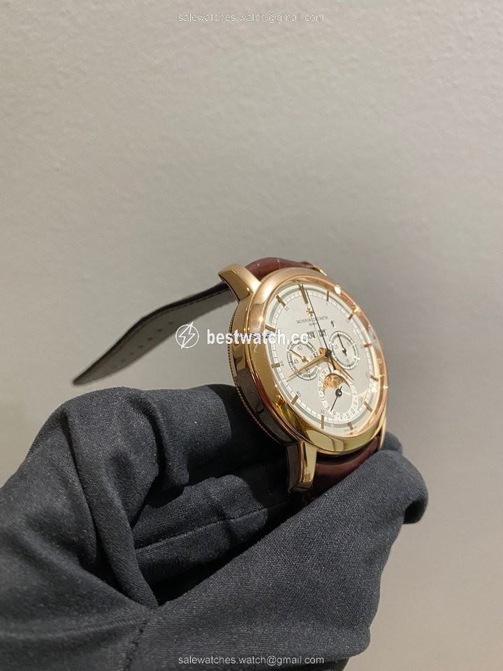 Vacheron Constantin Patrimony Mens watch Unisex Manual winding Rose gold 47292 000R-9392 Replica 2