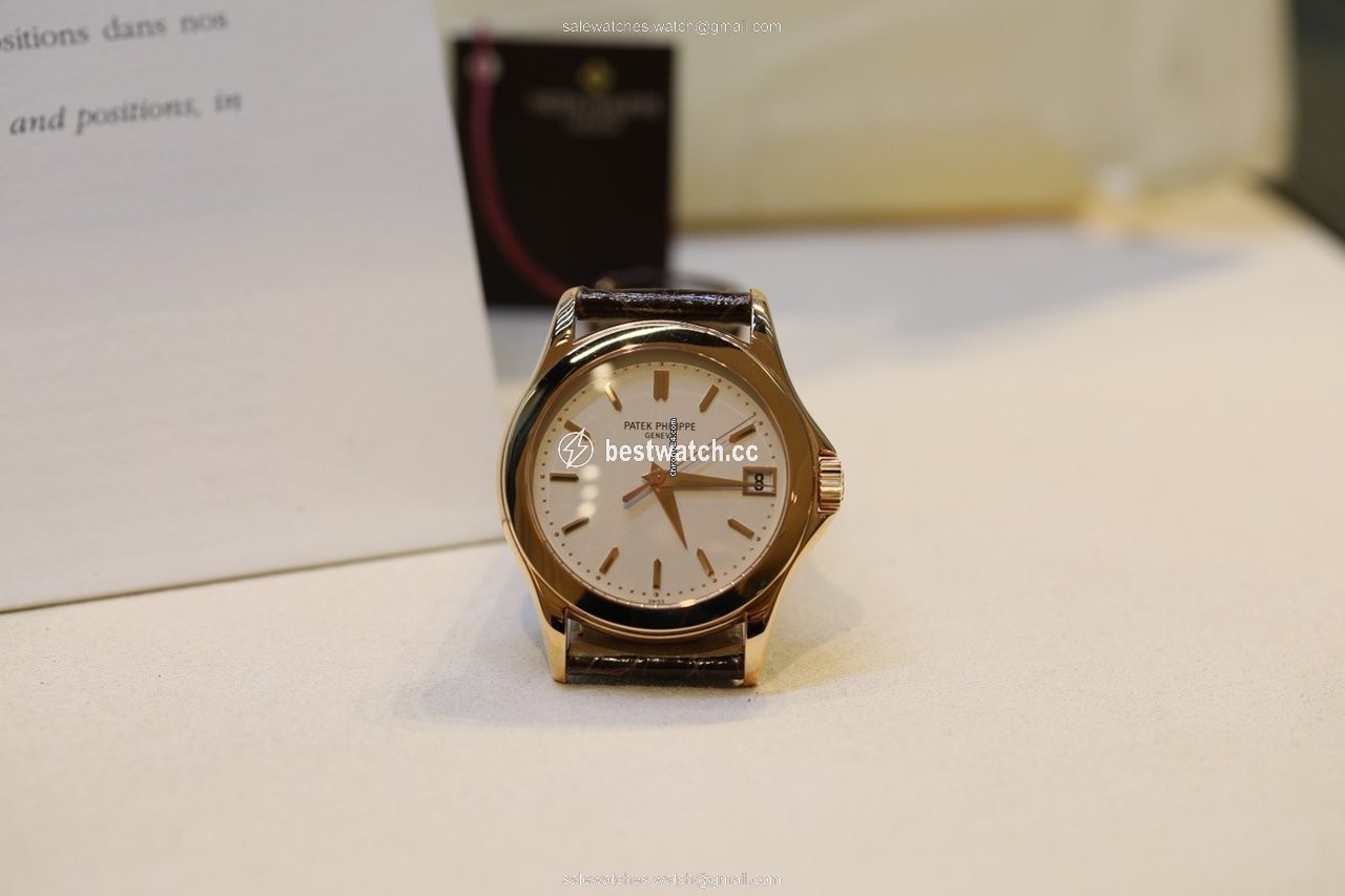 IMG_9085 Patek Philippe Calatrava Mens watch Unisex Automatic Rose gold 5107R-001 Replica 2