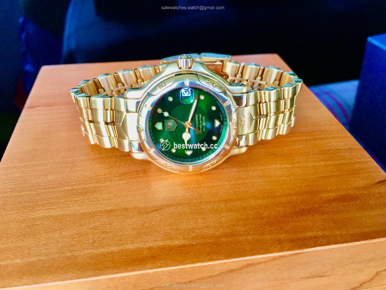 IMG_9085 TAG Heuer 6000 Mens watch Unisex Automatic Yellow gold 3606 Replica 2