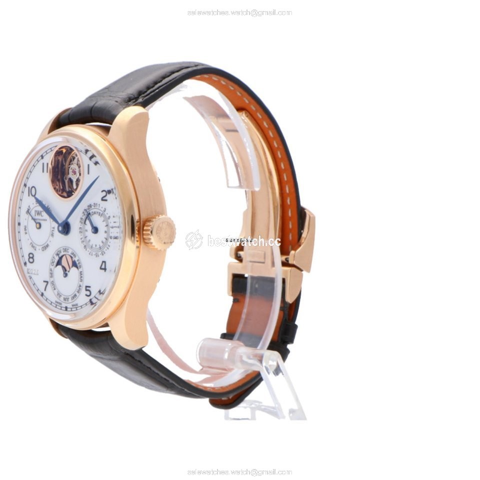 IMG_9085 IWC Mens watch Unisex Automatic Rose gold IW504501 Replica 2