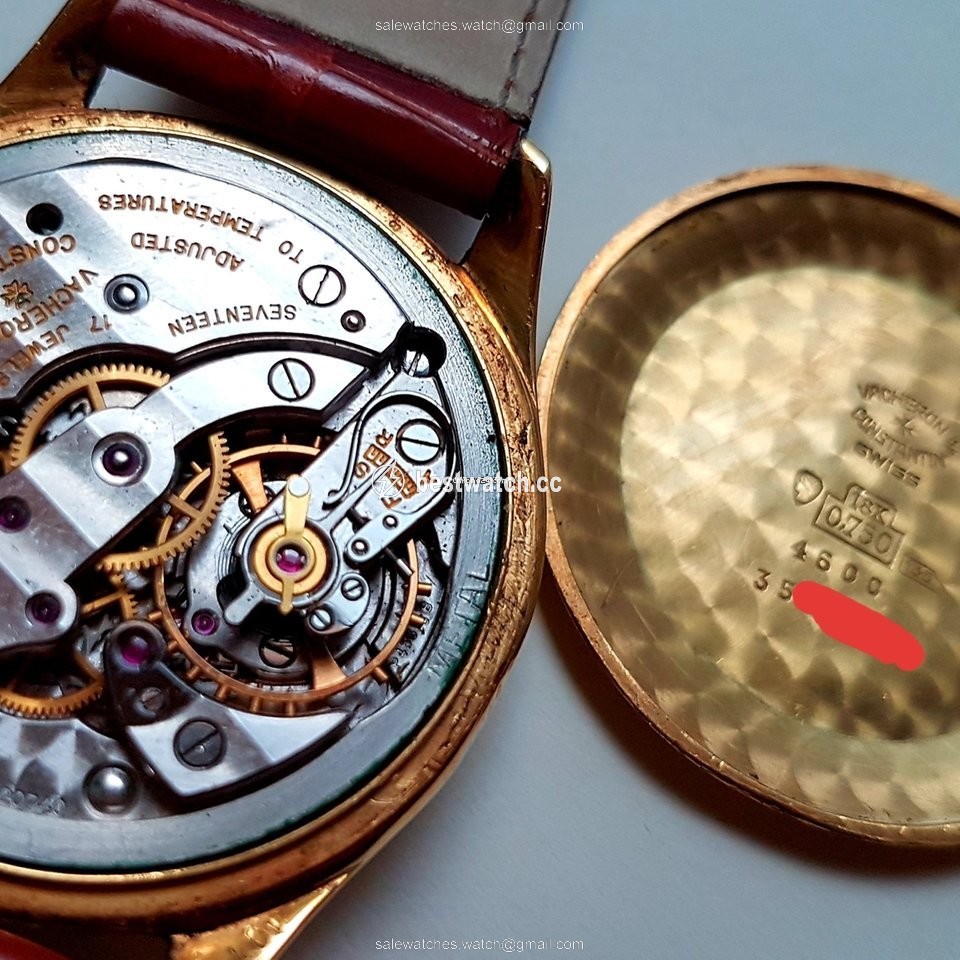 Vacheron Constantin Mens watch Unisex Manual winding Yellow gold 4600 Replica 2
