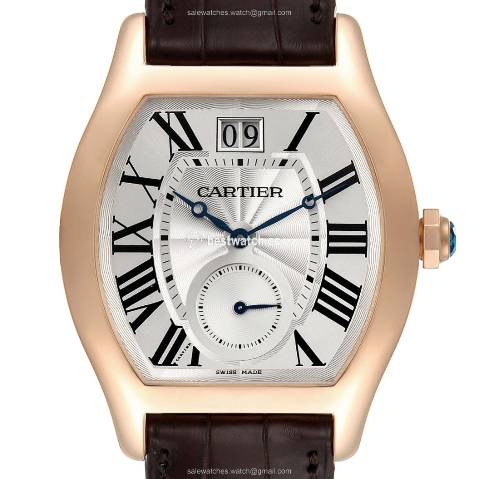 IMG_9085 Cartier Tortue Mens watch Unisex Manual winding Rose gold W1556234 Replica 2
