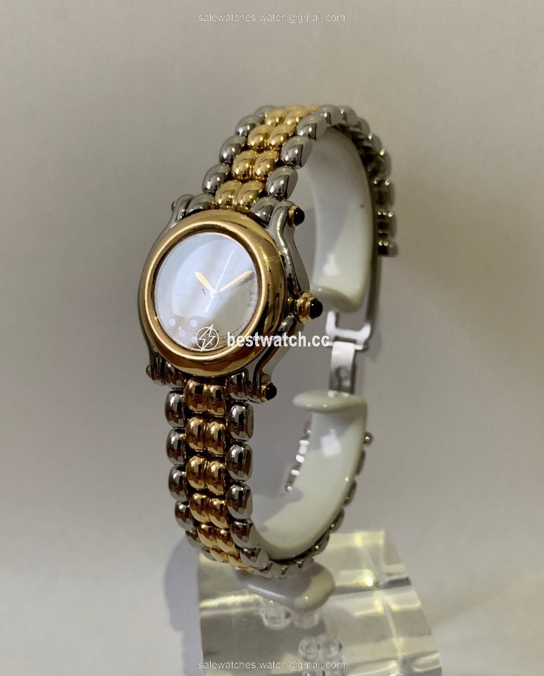 IMG_9085 Chopard Happy Sport Womens watch Quartz Gold Steel 27 8239 Replica 2
