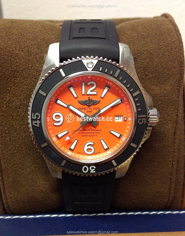IMG_9085 Breitling Superocean 42 Mens watch Unisex Automatic Steel A17366D71O1S2 Replica 2
