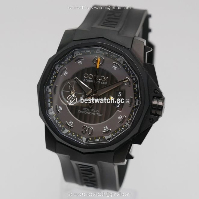 IMG_9085 Corum Admirals Cup Seafender Centro Mens watch Unisex Automatic Titanium 960.101.94 0371AN12 Replica 2