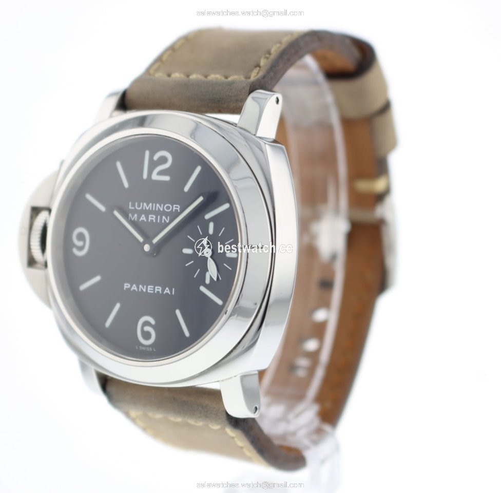 Panerai Luminor Marina Mens watch Unisex Manual winding Steel PAM 00115 Replica 2