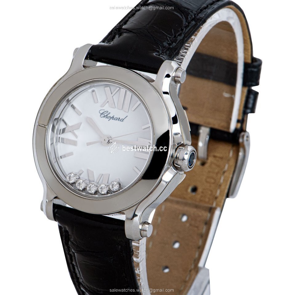 IMG_9085 Chopard Happy Sport Womens watch Quartz Steel 278509-3001 Replica 2