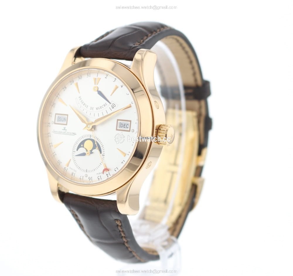 Jaeger-LeCoultre Master Calendar Mens watch Unisex Automatic Rose gold 147.2.41.S Replica 2