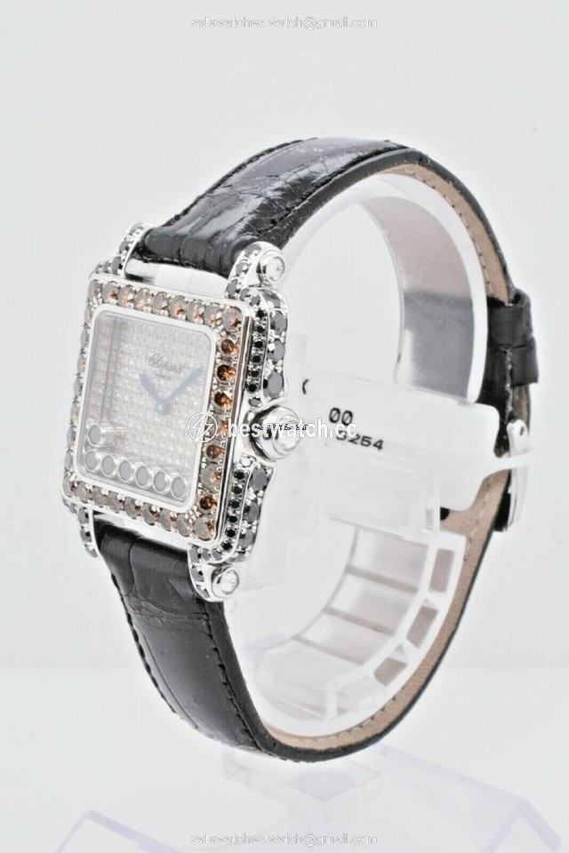 IMG_9085 Chopard Happy Sport Womens watch Quartz White gold 27 6730-415 Replica 2