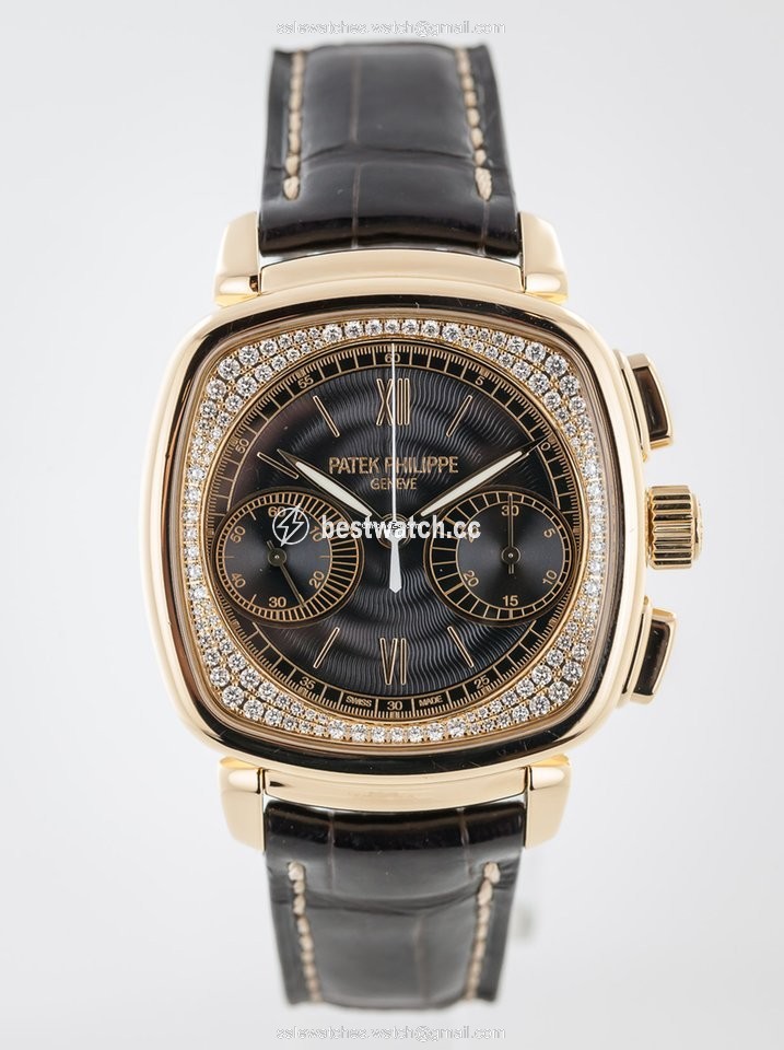 IMG_9085 Patek Philippe Chronograph Womens watch Manual winding Rose gold 7071R-010 Replica 2