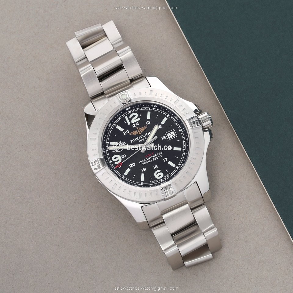 IMG_9085 Breitling Colt Mens watch Unisex Quartz Steel A74388 Replica 2