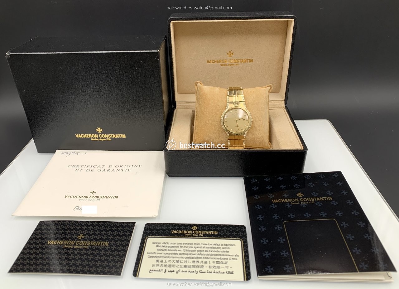 IMG_9085 Vacheron Constantin Mens watch Unisex Automatic Yellow gold 48511 968J Replica 2