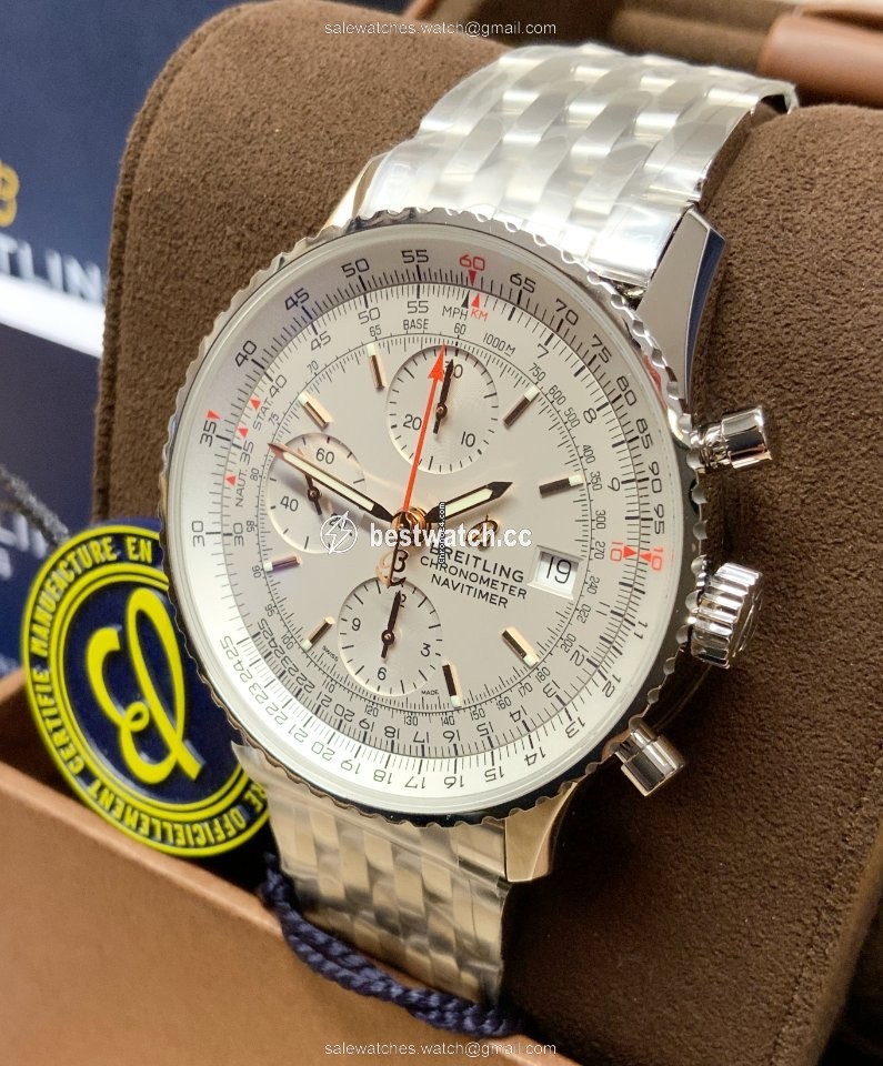 IMG_9085 Breitling Navitimer Heritage Mens watch Unisex Automatic Steel A13324121G1A1 Replica 2