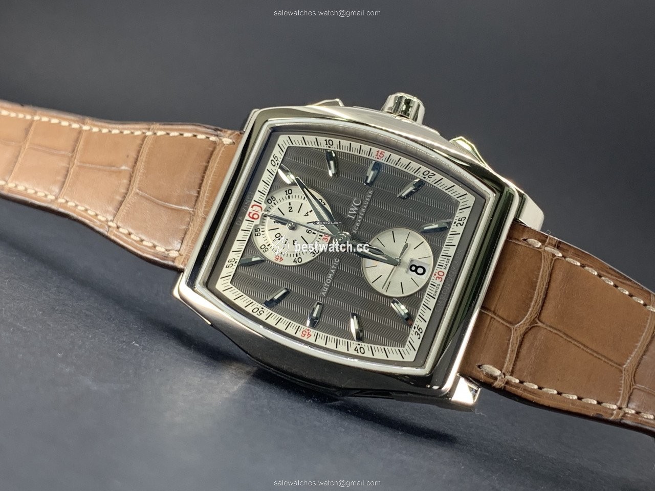 IWC Da Vinci Chronograph Automatic White gold IW376417 Replica 2