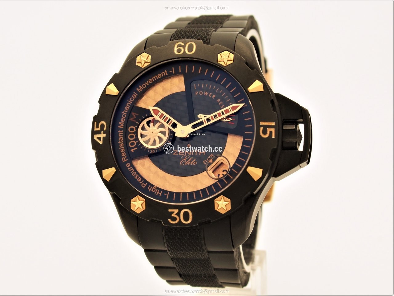 IMG_9085 Zenith Defy Mens watch Unisex Automatic Titanium 96.0518.685 Replica 2