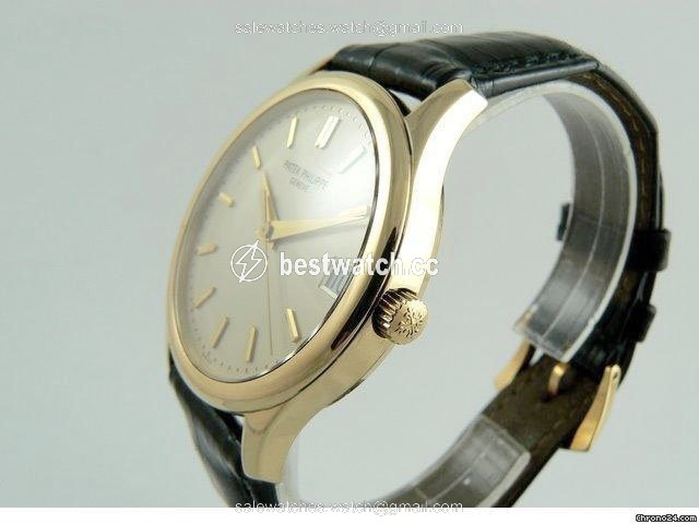 IMG_9085 Patek Philippe Calatrava Mens watch Unisex Automatic Yellow gold 3998 Replica 2