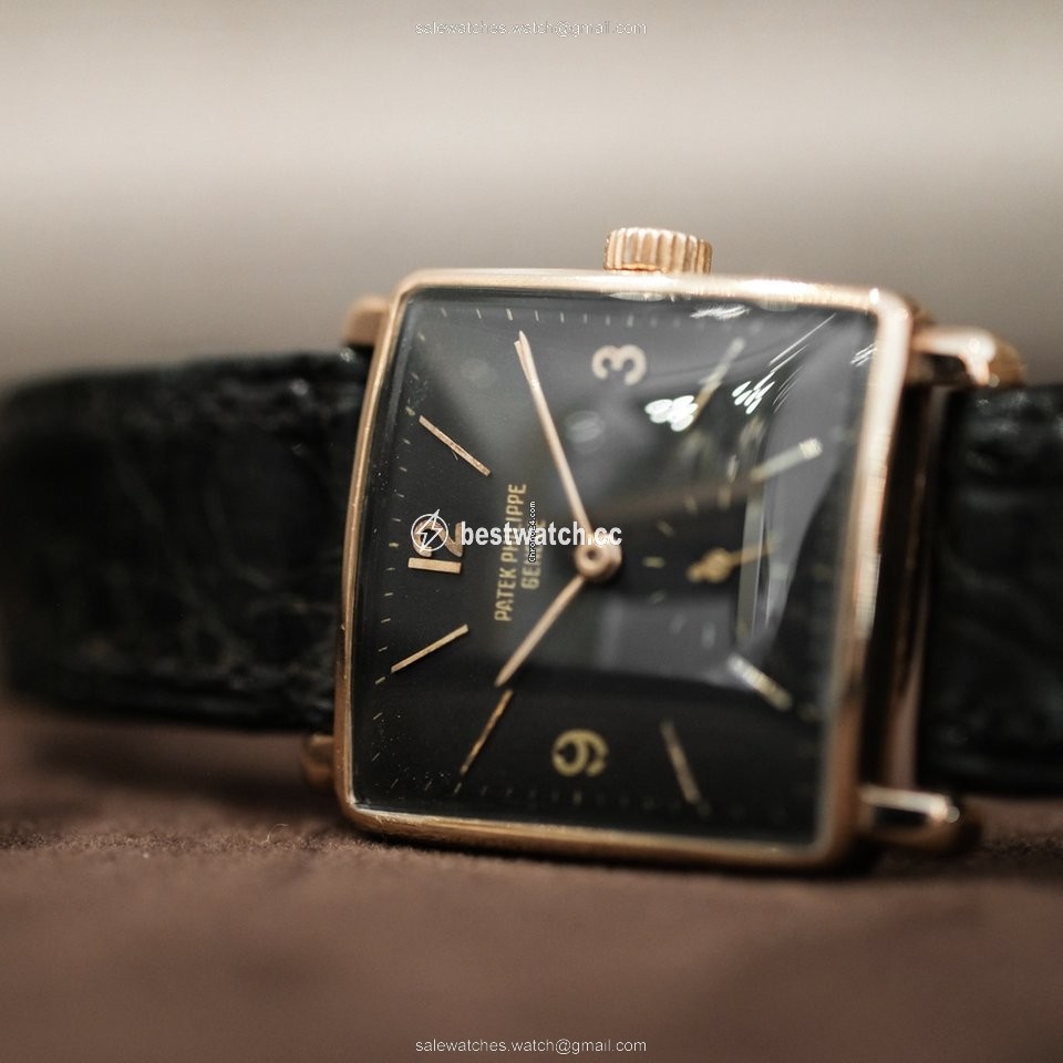 IMG_9085 Patek Philippe Mens watch Unisex Manual winding Rose gold 1574 Replica 2