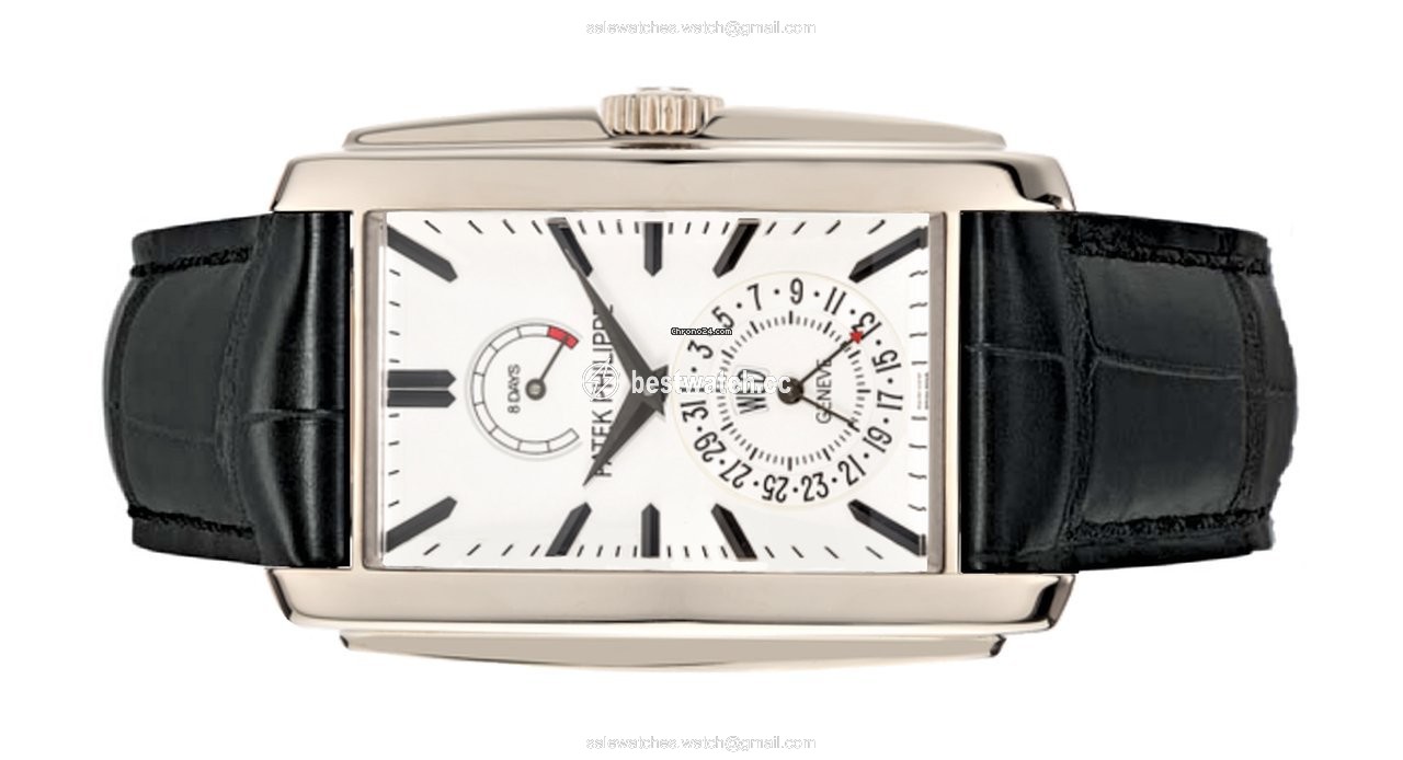 IMG_9085 Patek Philippe Gondolo Mens watch Unisex Manual winding White gold 5200G-010 Replica 2