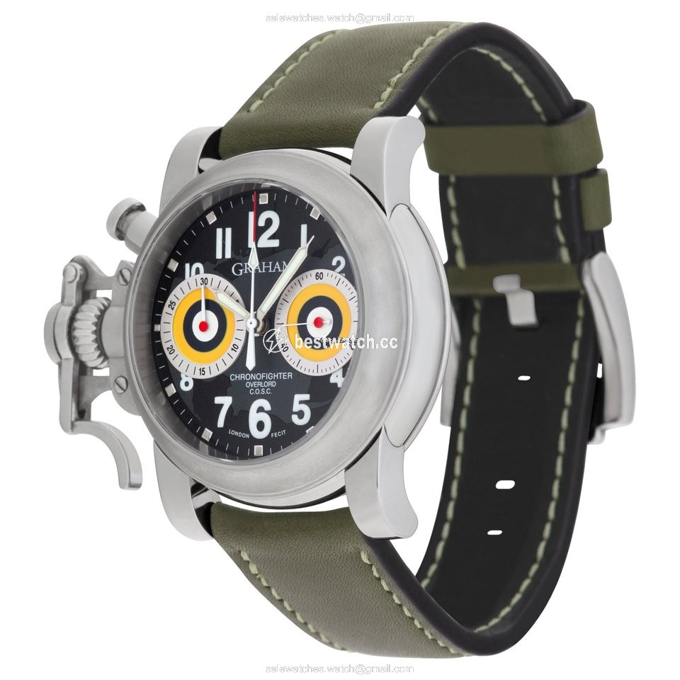 Graham Chronofighter Mens watch Unisex Automatic Steel 2OVAS.B03A.K10B Replica 2