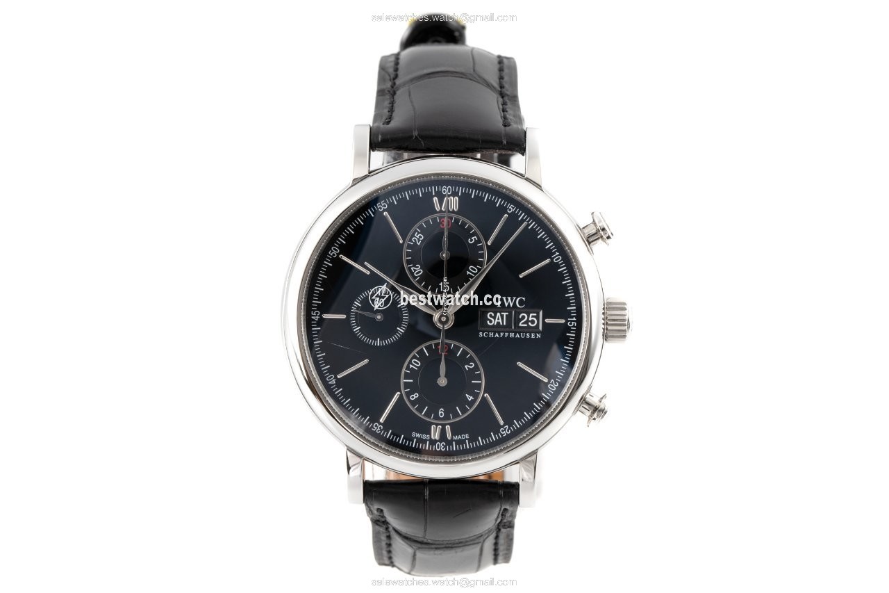 IMG_9085 IWC Portofino Chronograph Mens watch Unisex Automatic Steel 391002 Replica 2