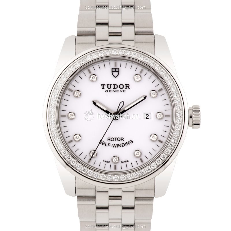 IMG_9085 Tudor Glamour Date Womens watch Automatic Steel 53020 Replica 2
