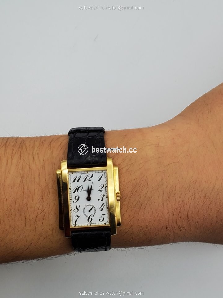 IMG_9085 Patek Philippe Gondolo Mens watch Unisex Manual winding Yellow gold 5024J-001 Replica 2