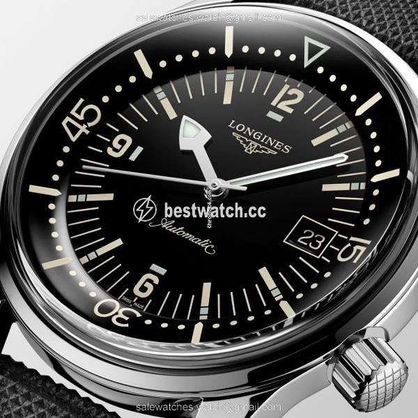 IMG_9085 Longines Legend Diver Mens watch Unisex Automatic Steel L3.774.4.50.0 Replica 2