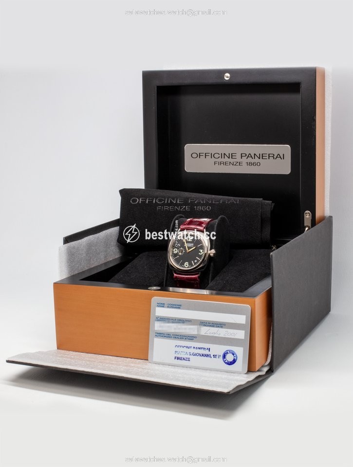 Panerai Radiomir Mens watch Unisex Automatic White gold PAM0062 Replica 2
