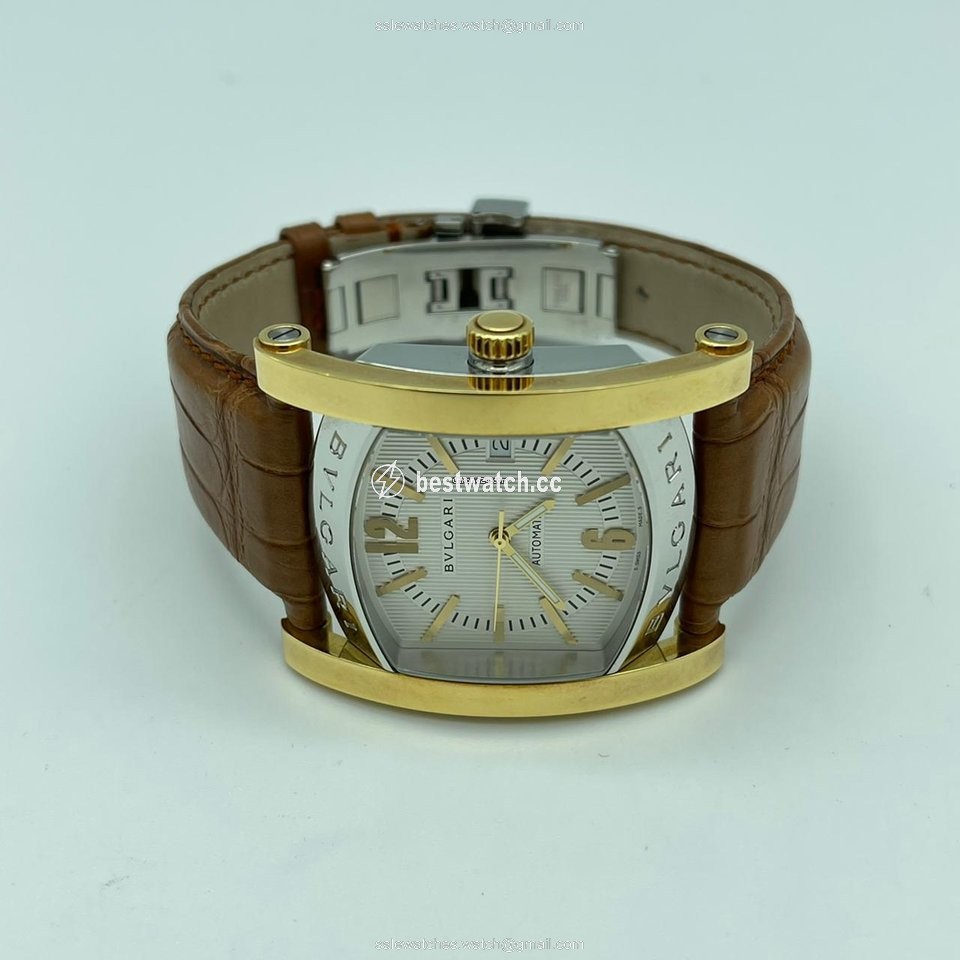 Bulgari Assioma Mens watch Unisex Automatic Gold Steel AA48C6SGLDCH Replica 2
