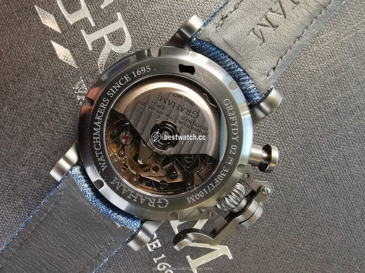 Graham Chronofighter Automatic Steel 2CVAV.U03A.T37T Replica 2