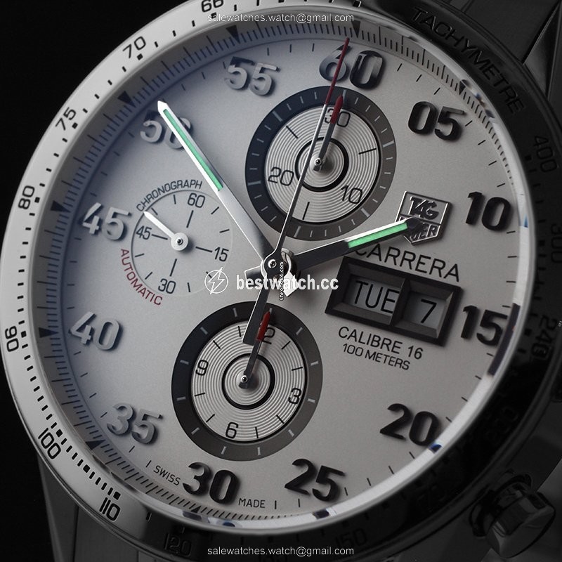 IMG_9085 TAG Heuer Carrera Calibre 16 Mens watch Unisex Automatic Steel CV2A11 Replica 2