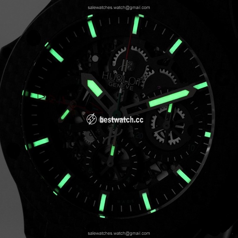 Hublot Big Bang Aero Bang Mens watch Unisex Automatic Carbon 311.QX.1129.HR.MEX11 Replica 2