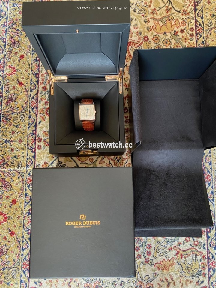 IMG_9085 Roger Dubuis Golden Square Mens watch Unisex Automatic White gold Roger Dubuis Replica 2