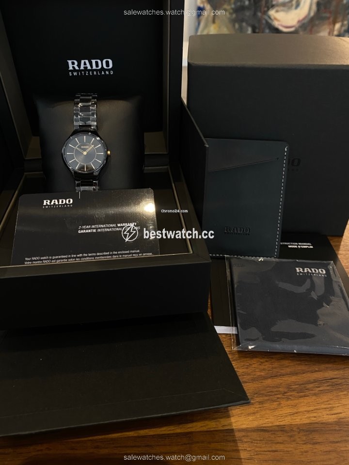 IMG_9085 Rado True Thinline Womens watch Quartz Ceramic R27742152 Replica 2