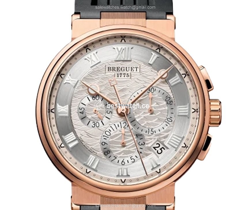 IMG_9085 Breguet Marine Mens watch Unisex Automatic Rose gold 5527BR 12 5WV Replica 2