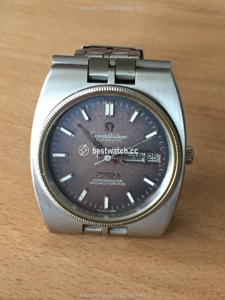 Omega Constellation Day-Date Mens watch Unisex Automatic Steel 168.0054 Replica 2