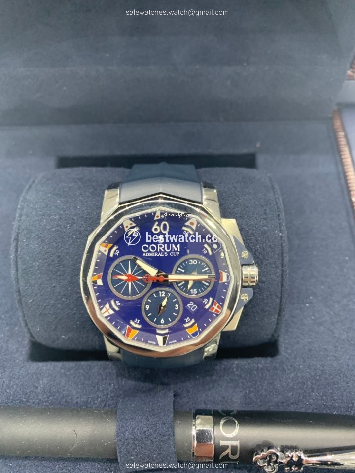 IMG_9085 Corum Admirals Cup Challenger Mens watch Unisex Automatic Steel 984.970.47 F371 PN34 Replica 2
