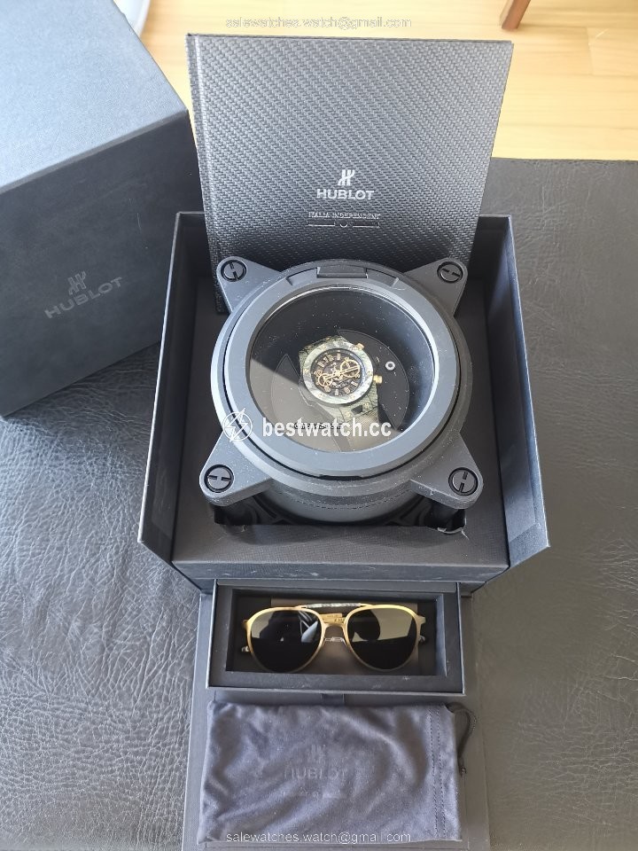 IMG_9085 Hublot Big Bang Unico Mens watch Unisex Automatic Carbon 411.YG.1198.NR.ITI16 Replica 2