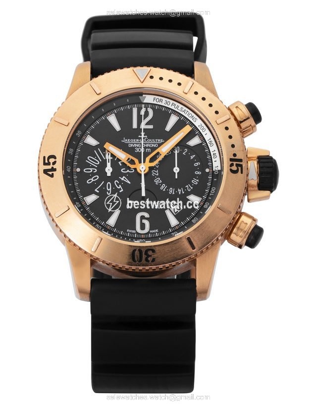 IMG_9085 Jaeger-LeCoultre Master Compressor Diving Chronograph Mens watch Unisex Automatic Rose gold Q1862640 160.2.25 Replica 2