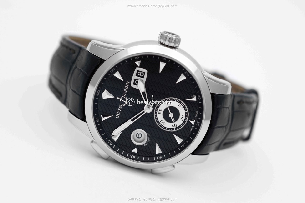 IMG_9085 Ulysse Nardin Dual Time Mens watch Unisex Automatic Steel U3343-126 91 Replica 2