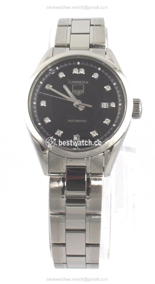 IMG_9085 TAG Heuer Carrera Lady Automatic Steel WV2410 Replica 2
