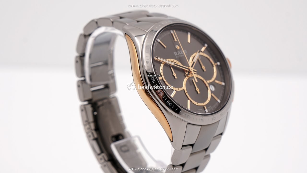 IMG_9085 Rado HyperChrome Chronograph Mens watch Unisex Automatic Ceramic R32118102 Replica 2