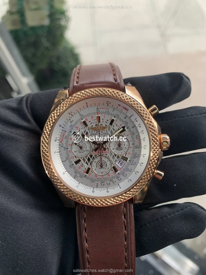 IMG_9085 Breitling Bentley B06 Mens watch Unisex Automatic Rose gold RB061112 Replica 2