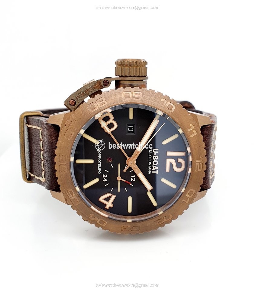 IMG_9085 U-Boat Classico Mens watch Unisex Automatic Bronze U-9008 Replica 2