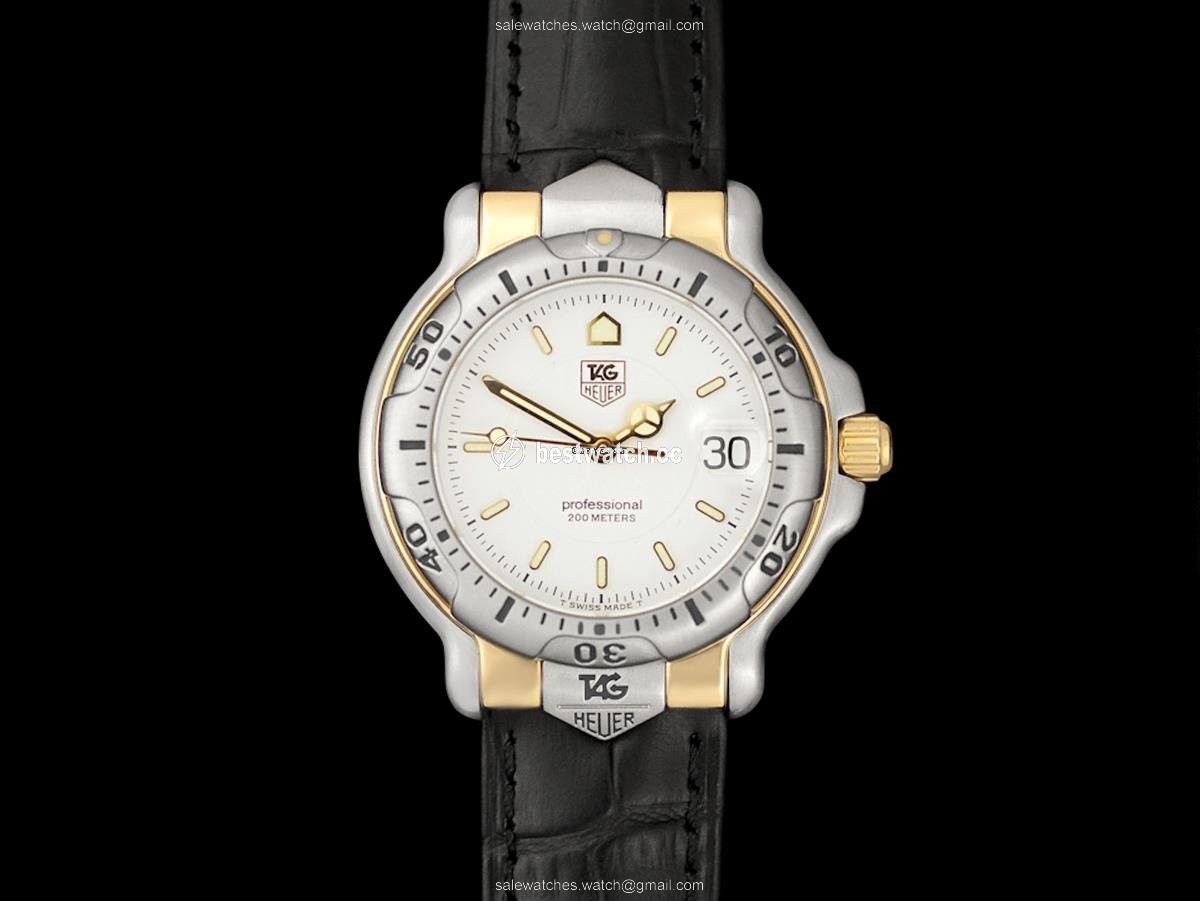 TAG Heuer 6000 Mens watch Unisex Quartz Gold Steel 8020ST Replica 2