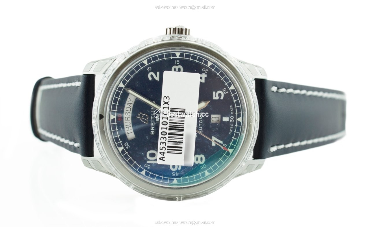 IMG_9085 Breitling Aviator 8 Mens watch Unisex Automatic Steel A45330101C1X3 Replica 2