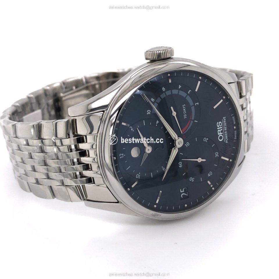 IMG_9085 Oris Artelier Calibre 112 Mens watch Unisex Manual winding Steel 01 112 7726 4055-Set 1 23 72FC Replica 2