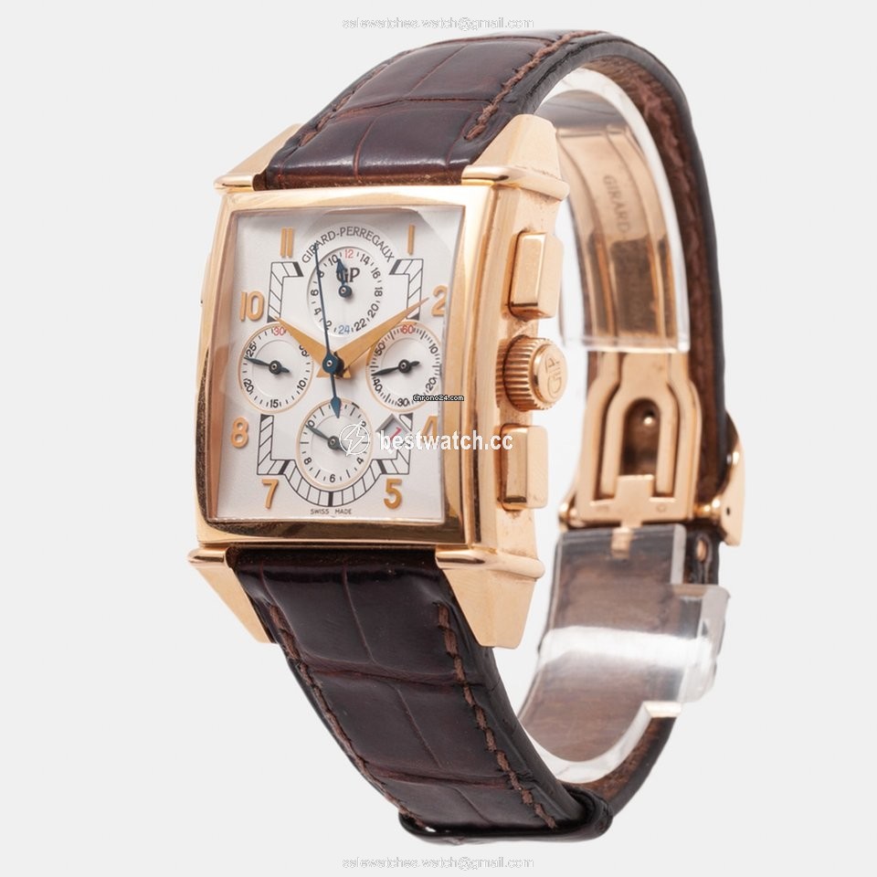 IMG_9085 Girard Perregaux Vintage 1945 Mens watch Unisex Automatic Rose gold 25975 Replica 2