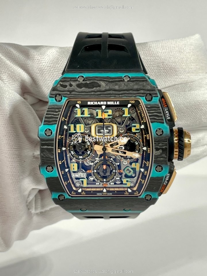 Richard Mille RM 011 Mens watch Unisex Automatic Richard Mille RM011-03 Ultimate Edition Replica 2