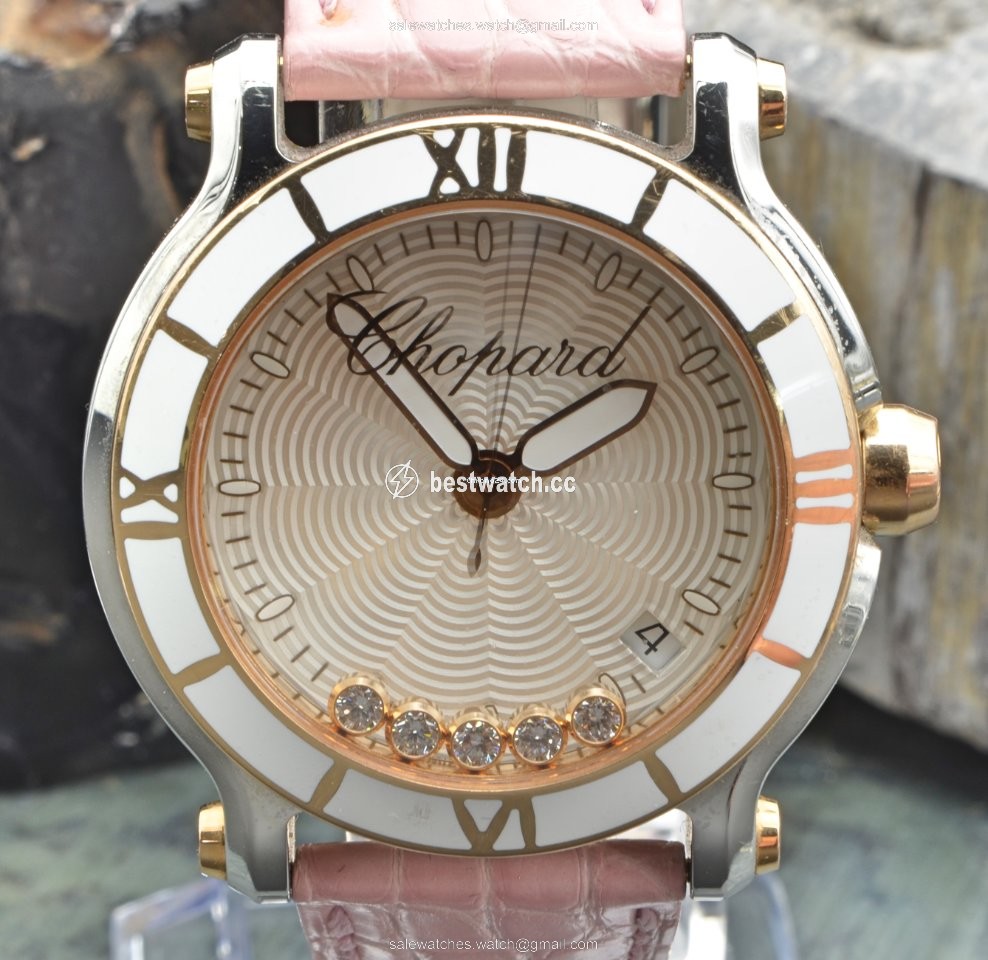 IMG_9085 Chopard Happy Sport Womens watch Quartz Steel 278475-3016 Replica 2